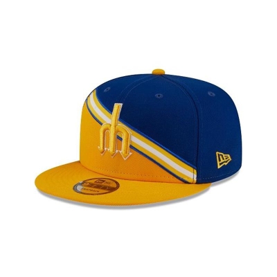Seattle Mariners Gorra | New Era MLB Color Cross 9fifty Snapback Cap Mexico - Amarillos